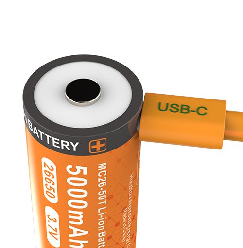USB锂电池在手电筒的应用